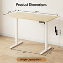 Advwin 120x60cm Electric Standing Desk Height Adjustable