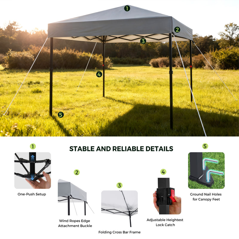 Advwin 2.4*2.4m Pop Up Canopy Tent