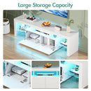 Advwin 160cm Entertainment Unit TV Stand with RGB LED Light