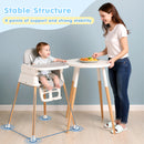 Advwin 4‑in‑1 Baby High Chair Portable Feeding Chair