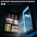 Advwin 60L Upright Freezer with LED Interior Light