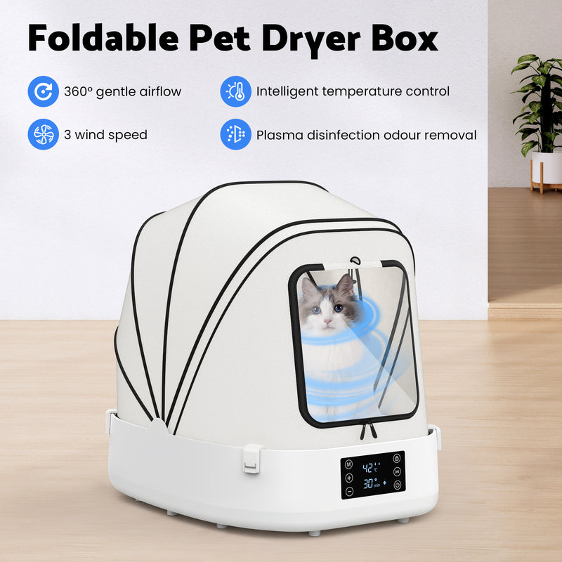 Advwin Foldable Automatic Pet Hair Dryer Box