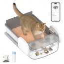 Advwin Self Cleaning Cat Litter Box Open Top APP Control