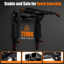 Advwin Wall Mounted Pull Up Bar & Dip Station