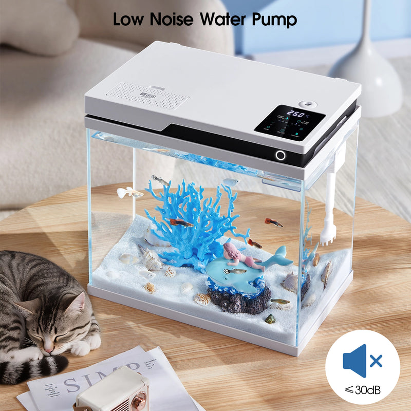 Advwin Smart Aquarium 41L with Feeder & Mist Function