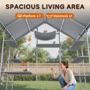 Advwin Large Walk-in Catio Cat Enclosure 201x96x195cm