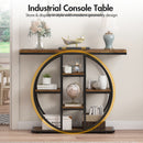 Advwin 103cm Entryway Console Table with Storage Shelf