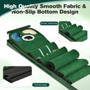 Advwin Golf Putting Mat with Auto Ball Return & 3 Holes