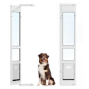 Advwin Large Aluminum Dog Door for Sliding Glass Door