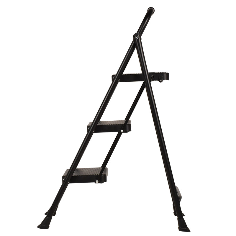 Advwin 3-Step Folding Ladder with Wide Anti-Slip Steps