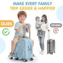 Advwin Kids 20" Ride On Suitcase w/ 12" Travel Bag
