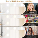 Advwin Dressing Table with Mirror and Lights RGB