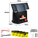 Advwin Solar Fence Energizer 3km for Livestock & Garden