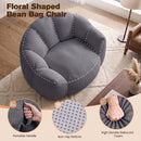 Advwin Petal Shaped Corduroy Bean Bag Chair