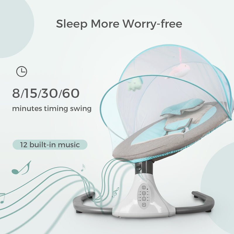 Advwin Electric Baby Swing Sleep More Worry-free