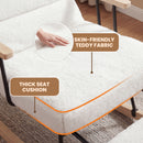 Advwin Rocking Chair with Footrest High Back Armchair