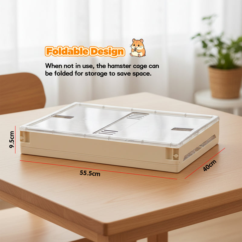 Advwin Foldable Hamster Cages with Side Door