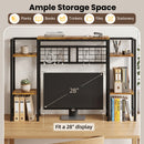 Advwin 5-Tier Desk Bookshelf wIth Adjustable Shelves