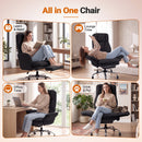 Advwin Office Armchair with Adjustable Arms & Footrest