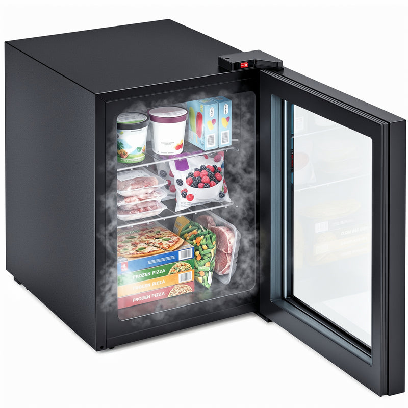 Advwin 60L Upright Freezer with LED Interior Light