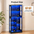 Advwin 7-Tier Display Cabinet with LED Light 180cm