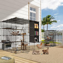 Advwin Cat Enclosures DIY Pet Kennels Playpen for 1-6 Cats