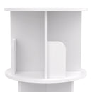 Advwin 4-Tier Rotating 360° Bookshelf Organizer