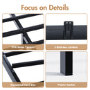 Advwin Bed Frame with RGB LED and Charging Station