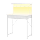 Advwin 80cm Small Desk w/ Monitor Stand & Pegboard