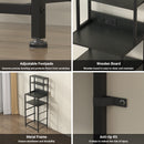 Advwin LED Bedside Table with Charging Station