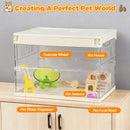 Advwin Foldable Transparent Hamster & Guinea Pig Cage