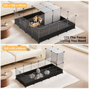 Advwin Small Animal Playpen with Doors & Waterproof Mat