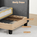 Advwin 184cm 2-Seater Loveseat Chenille Sofa Gray