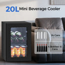 Advwin 20L Mini Bar Fridge with Adjustable Temperature