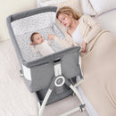 Advwin 3 in 1 Baby Bassinet 6 Height Adjustable