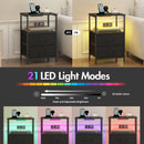 Advwin LED Bedside Table 60cm