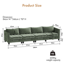 Advwin Modern 4 Seaters Sofa