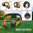 Advwin Portable Soccer Goal Quick Set Up Football Net