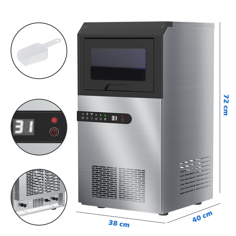 Advwin Commercial Ice Maker 45KG/24H