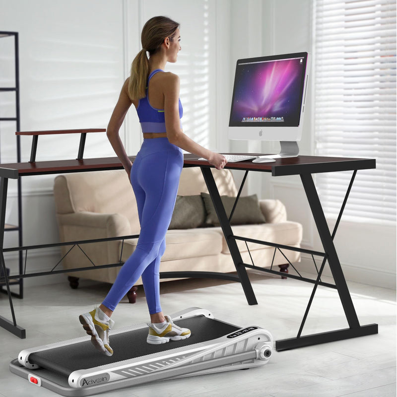 Advwin Treadmill Compact Walking Pad Silver