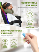 Travel Neck Pillow Washable 100% Pure Memory Foam