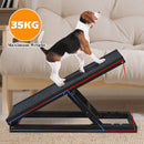 Advwin Pet Ramp Dog Stairs Adjustable Ladder Black (Pre-Order)
