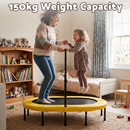 Advwin 55" 2-Person Mini Trampoline with 5-Level Adjustable Handle