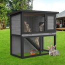 Advwin Rabbit Hutch 2 storey Wooden Pet Cage