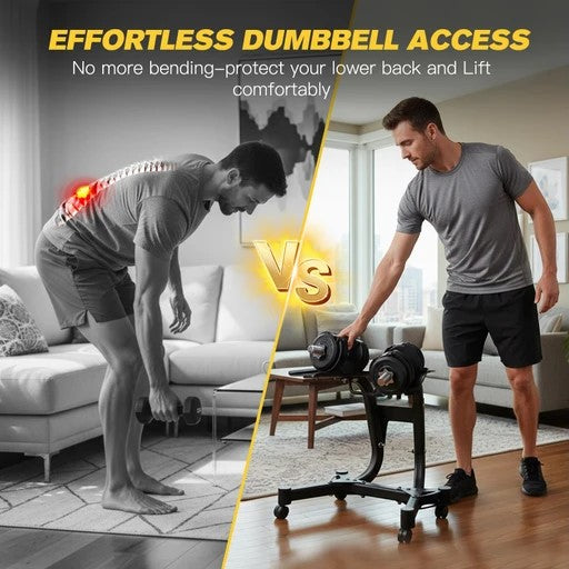 Advwin Adjustable Dumbbell Stand