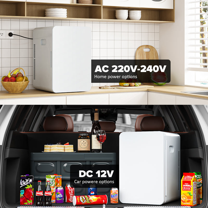 Advwin 22L AC/DC Portable Fridge Mini Refrigerator