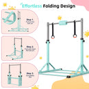 Advwin Gymnastics Bar for Kids Quick Foldable Horizontal Bar