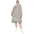 Advwin Oversized Sherpa Wearable Blanket Hoodie Adult