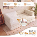 Advwin 5-in-1 Convertible Folding Loveseat Sofa Bed