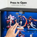 Advwin LED Glass Display Cabinet w/ Motion Sensor